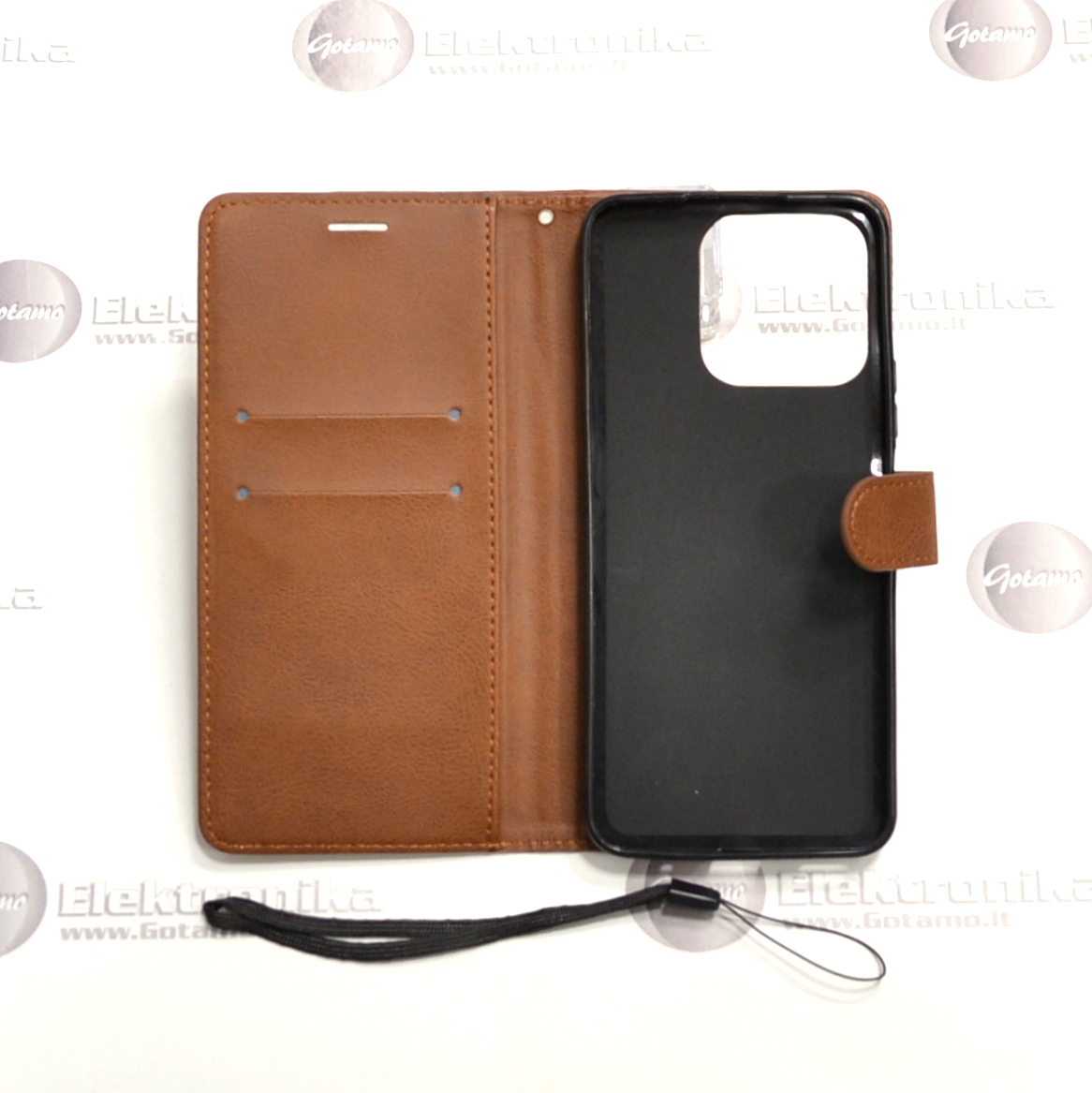 Diary Mate dėklas Honor X8a telefonui rudos spalvos 4 Diary Mate dėklas Honor X8a telefonui rudos spalvos - Image 4