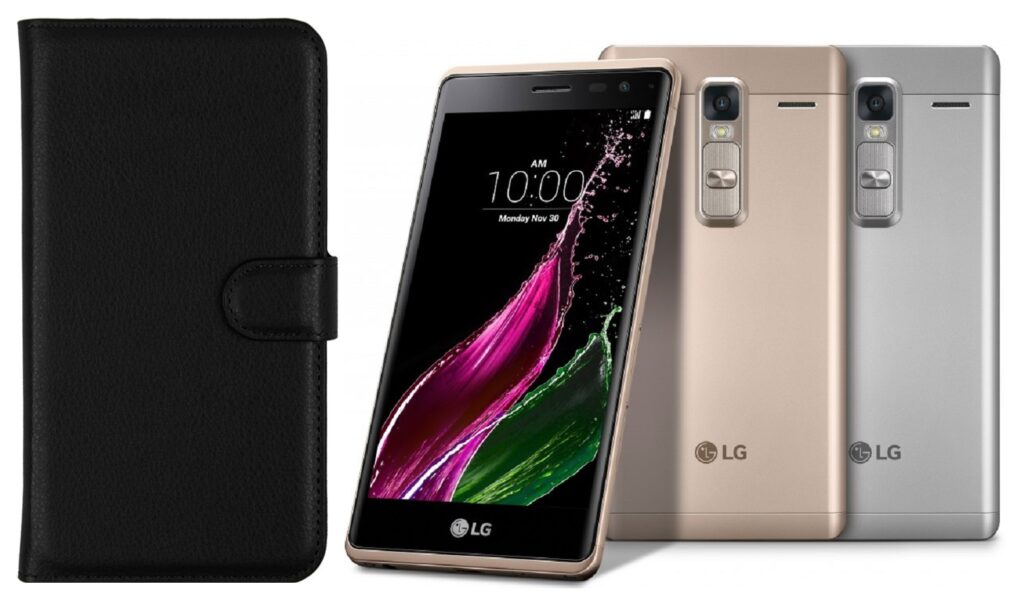 Diary Mate dėklas LG Zero juodos telefonui