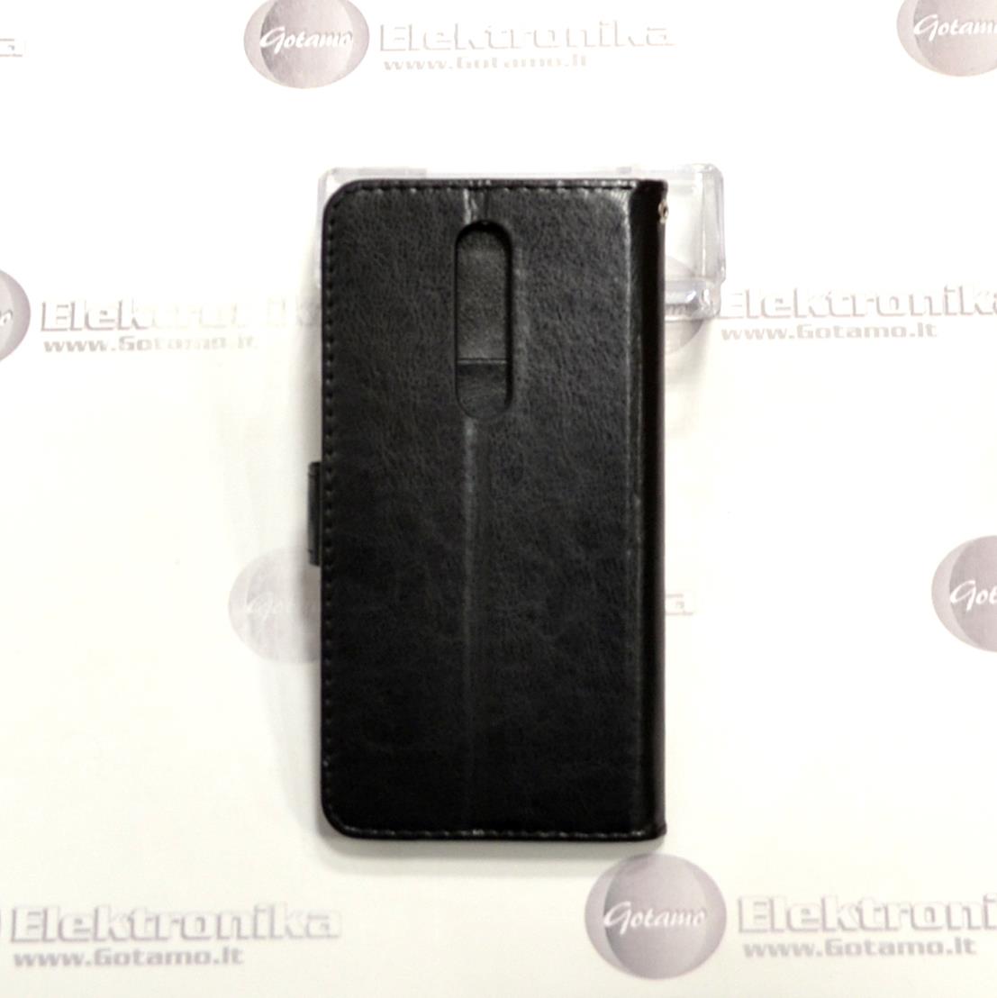 Diary Mate dėklas Nokia 3.1 Plus mobiliesiems telefonams juodos spalvos 3 Diary Mate dėklas Nokia 3.1 Plus – 3 nuotrauka