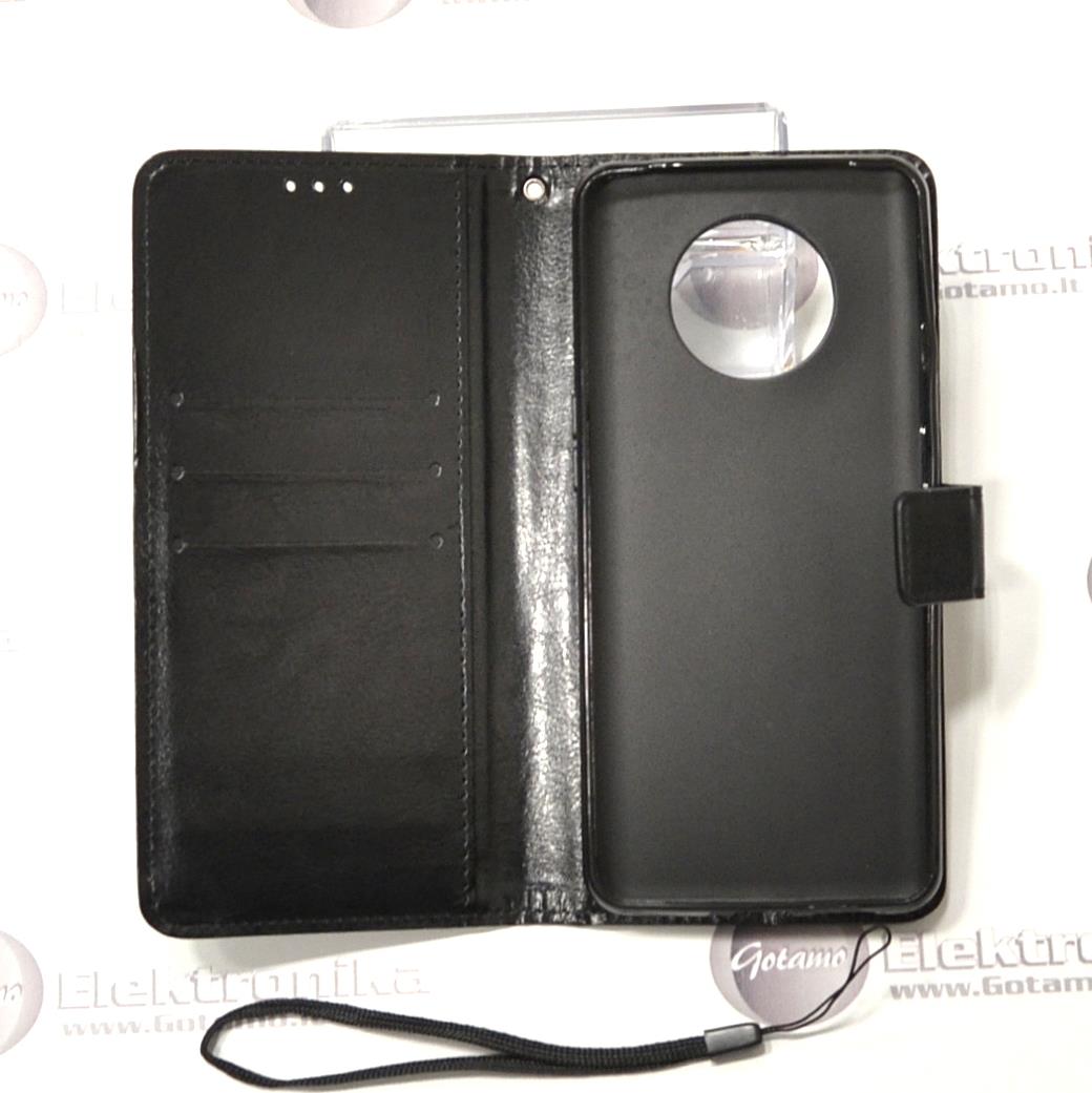 Diary Mate dėklas OnePlus 7T mobiliesiems telefonams juodos spalvos 4 Diary Mate dėklas OnePlus 7T juodos spalvos