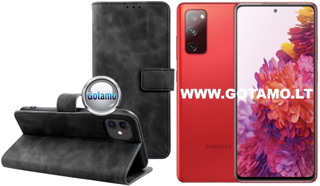 Diary-S veliūrinis dėklas Samsung Galaxy S20 FE juodos spalvos