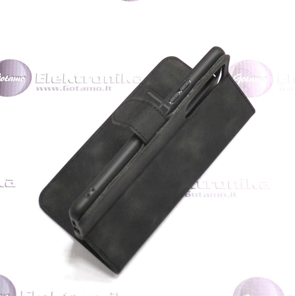 Diary-T veliūrinis dėklas Xiaomi 11T, Xiaomi 11T Pro telefonams juodos spalvos 6 Diary-T veliūrinis dėklas Xiaomi 11T, Xiaomi 11T Pro telefonams juodos spalvos - Image 6