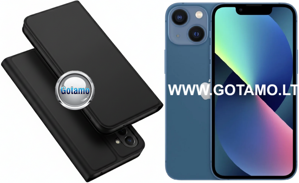 Ducis deklas knygute Apple iPhone 13 juodas