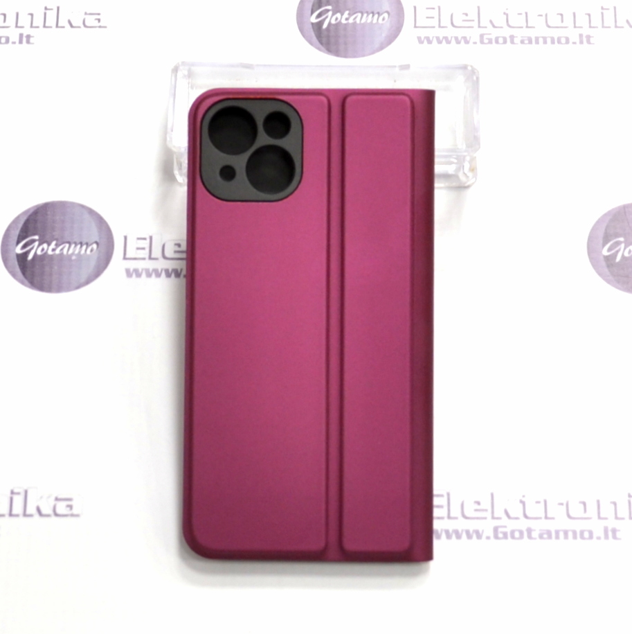 Ducis dėklas-knygutė Apple iPhone 14 telefonui (fuksijos) 3 Ducis deklas knygute Apple iPhone 14 fuksijos 3
