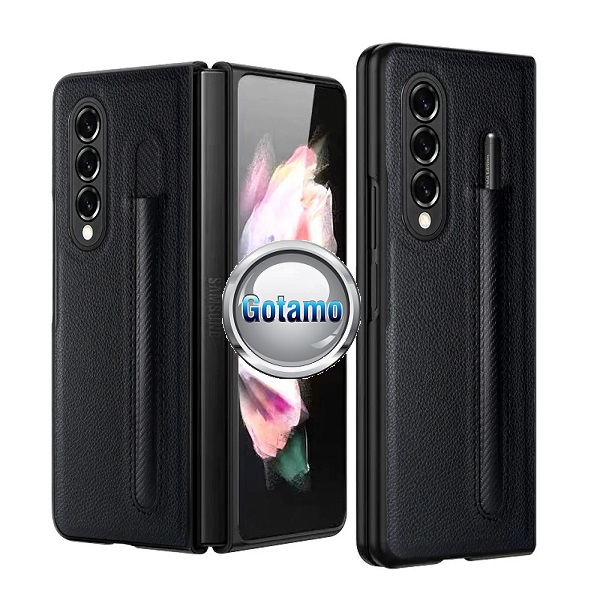 Duos dėklas Samsung Galaxy Z Fold 5 juodos spalvos