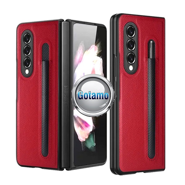 Duos dėklas Samsung Galaxy Z Fold 5 raudonos spalvos