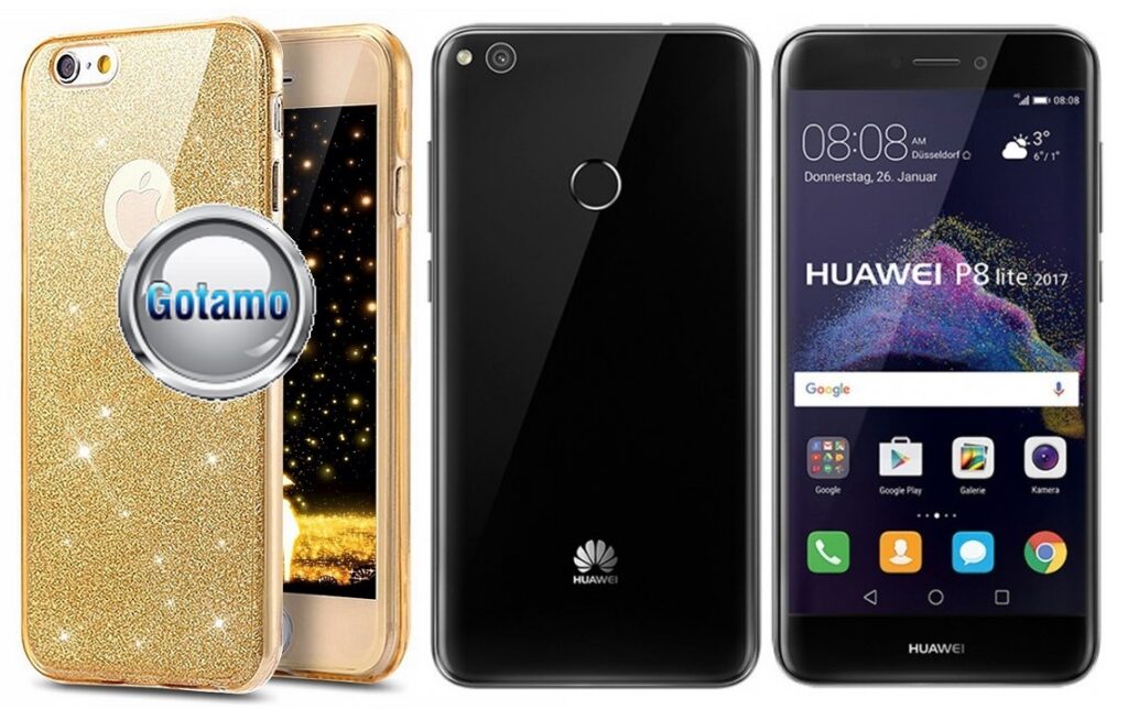 Elizee dėklas nugarėlė Huawei P9 Lite (2017) telefonams aukso spalvos
