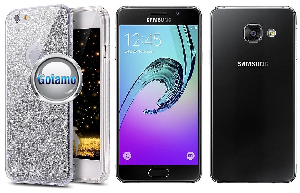 Elizee dėklas Samsung Galaxy A3 (2016) sidabro spalvos