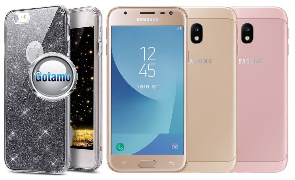 Elizee dėklas Samsung Galaxy J3 (2017) grafito spalvos