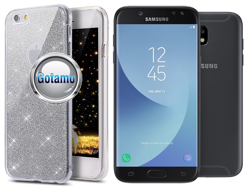 Elizee dėklas Samsung Galaxy J5 (2017) J5 Pro sidabro spalvos