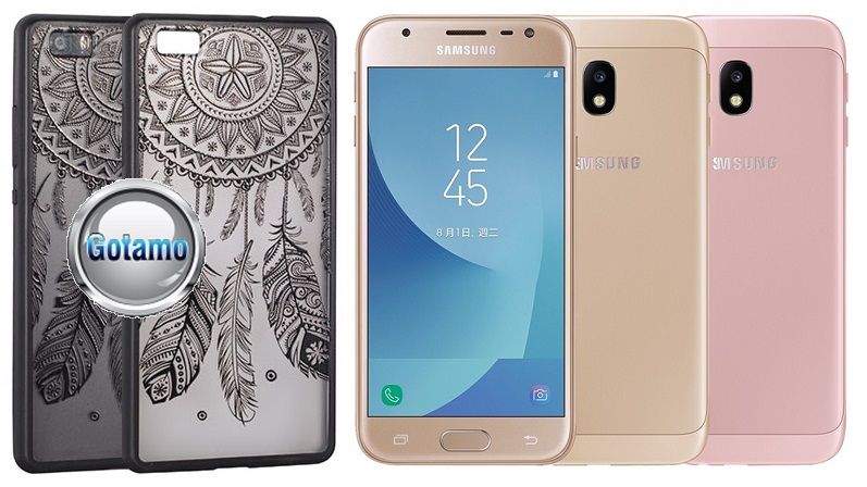 Priedas Samsung Galaxy J3 (2017) juodos spalvos