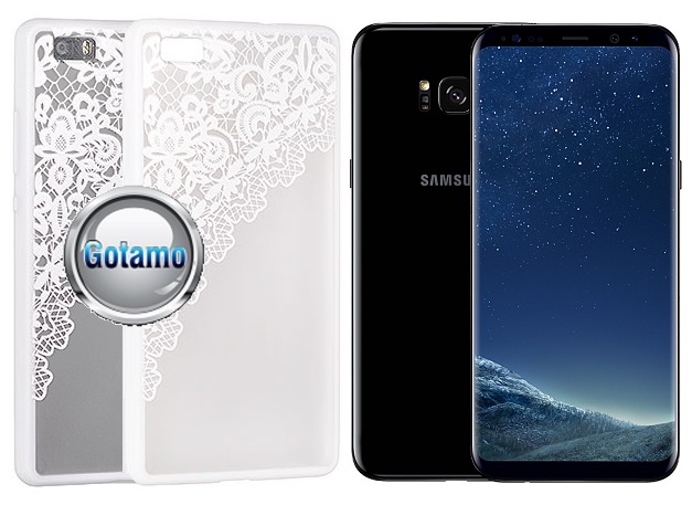 Engrave Garter dėklas Samsung Galaxy S8+ baltos spalvos