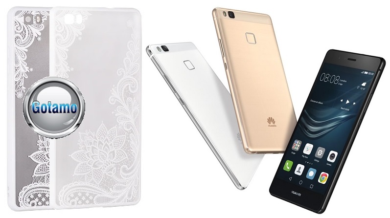 Engrave Lotus dėklas nugarėlė Huawei P9 Lite telefonams baltos spalvos