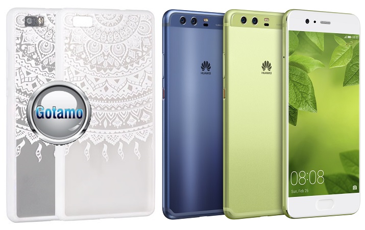 Engrave Tidy dėklas nugarėlė Huawei P10 telefonams baltos spalvos