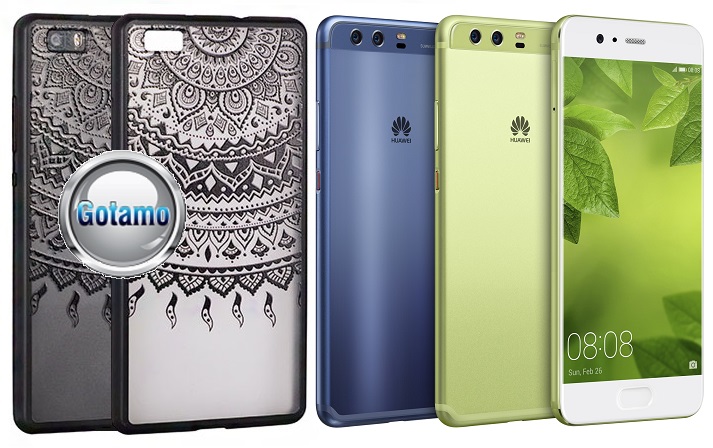 Engrave Tidy dėklas nugarėlė Huawei P10 telefonams juodos spalvos