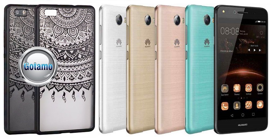 Engrave Tidy dėklas nugarėlė Huawei Y5II telefonams juodos spalvos