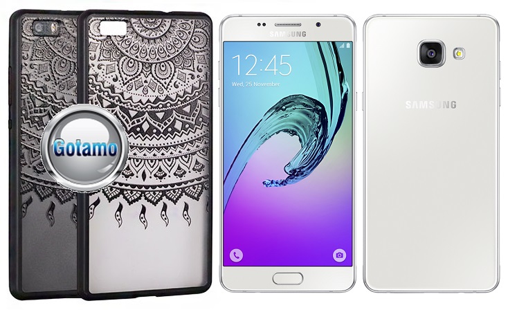 Engrave Tidy dėklas Samsung Galaxy A5 (2016) juodos spalvos