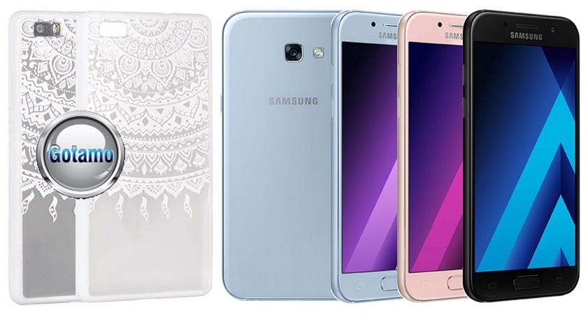 Engrave Tidy dėklas Samsung Galaxy A5 (2017) baltos spalvos