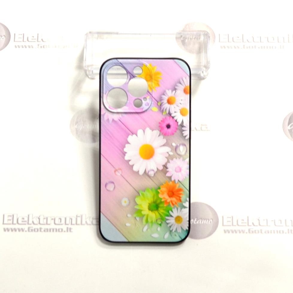 Flower Kamille dėklas nugarėlė Apple iPhone 13 Pro telefonui 2 Flower kamille deklas Apple iPhone 13 pro 2
