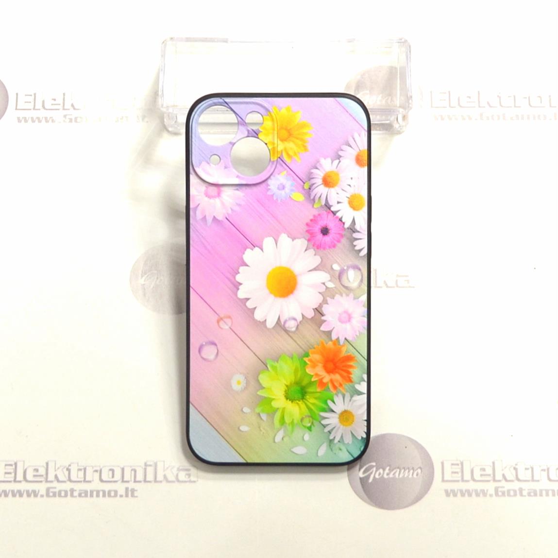 Flower Kamille dėklas nugarėlė Apple iPhone 14 telefonui 2 Flower kamille deklas Apple iPhone 14 2