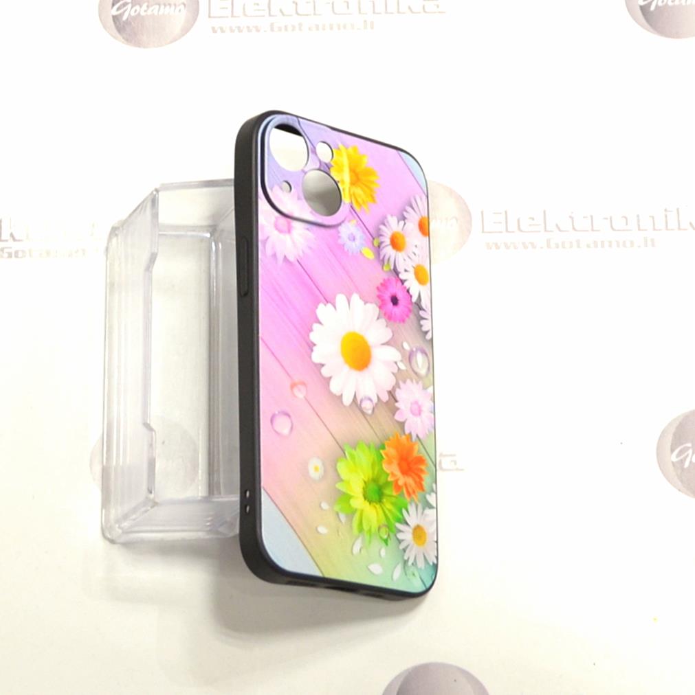 Flower Kamille dėklas nugarėlė Apple iPhone 14 telefonui 4 Flower kamille deklas Apple iPhone 14 4
