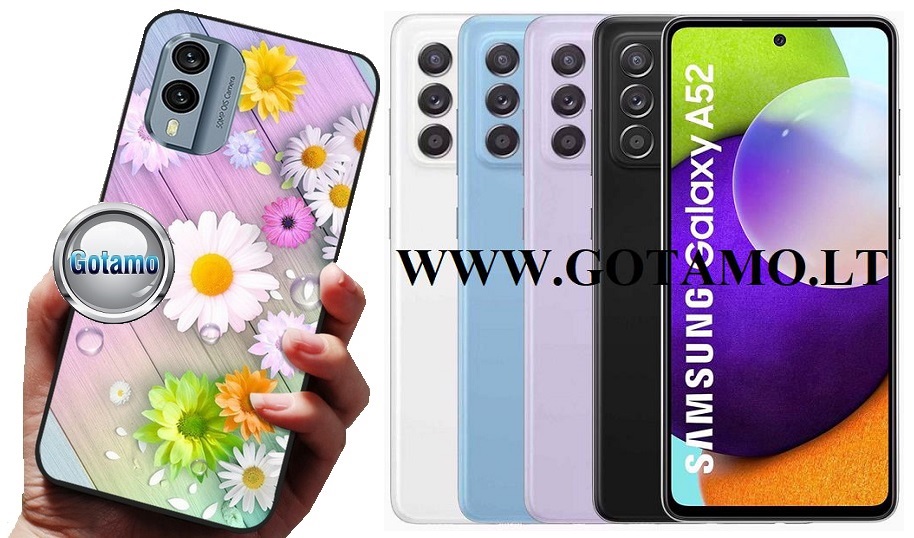 Flower Kamille dėklas Samsung Galaxy A52s 5G