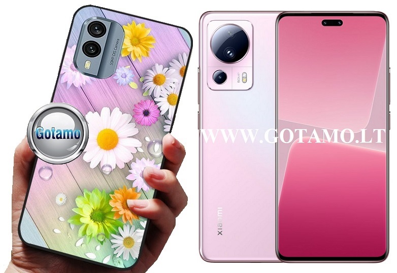 Flower Kamille dėklas nugarėlė Xiaomi 13 Lite telefonui