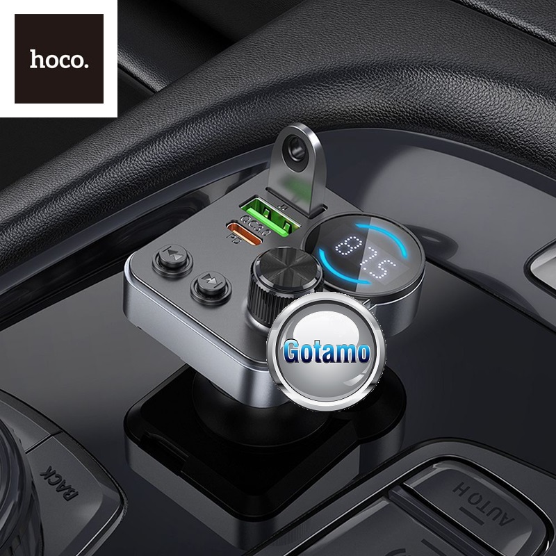 FM moduliatorius Hoco E86 su Type-C 30W ir USB QC 3.0 – iki 48W galia 5 FM moduliatorius Hoco E86