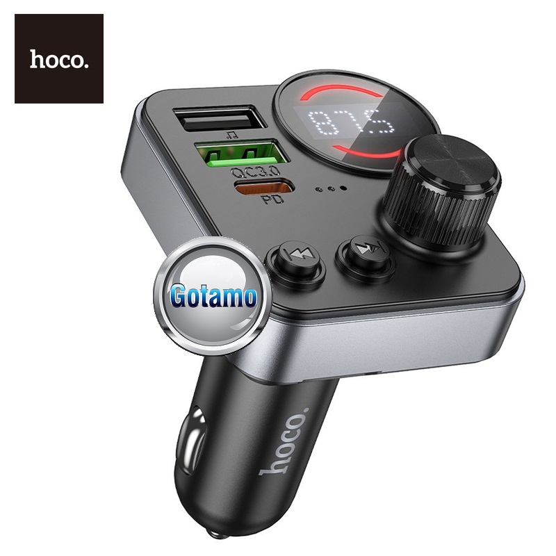 FM moduliatorius Hoco E86 su Type-C 30W ir USB QC 3.0 – iki 48W galia 8 FM moduliatorius Hoco E86