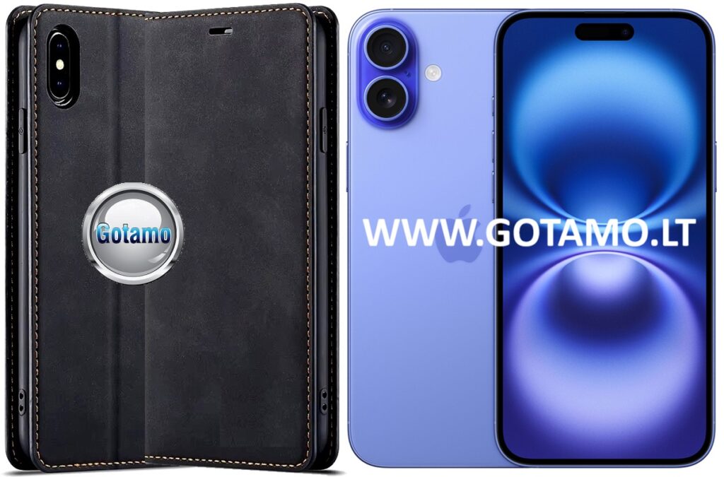 Galant magnetinis deklas Apple iPhone 16 plus juodos