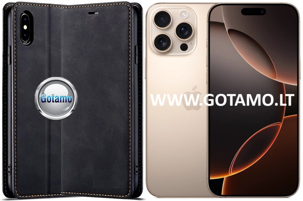 Galant magnetinis deklas Apple iPhone 16 pro max juodos