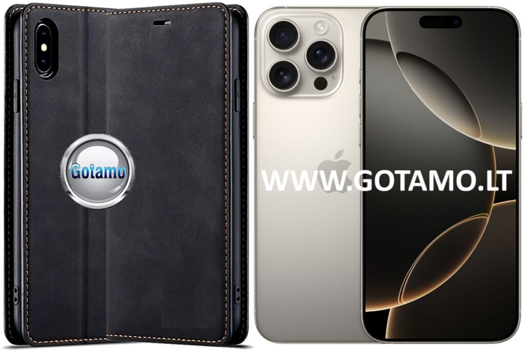 Galant magnetinis deklas Apple iPhone 16 pro juodos