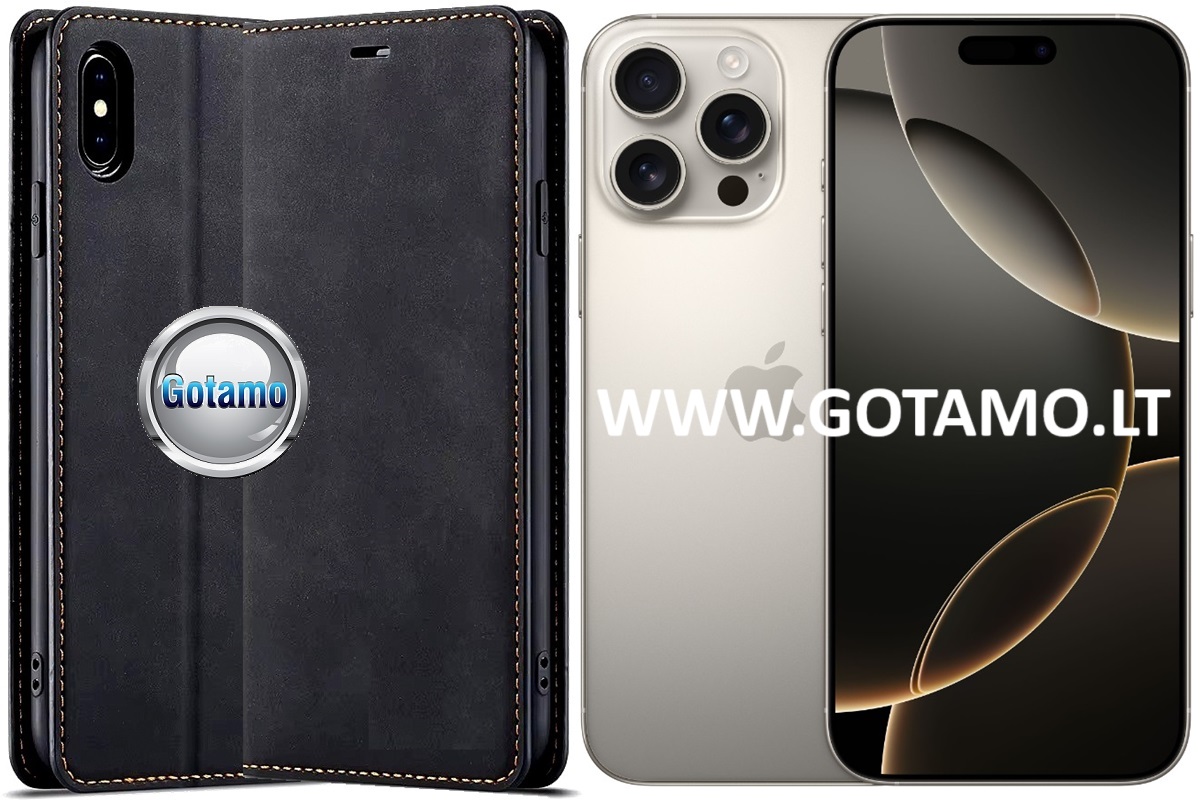 Galant magnetinis dėklas Apple iPhone 16 Pro telefonui juodos spalvos 1 Galant magnetinis deklas Apple iPhone 16 pro juodos