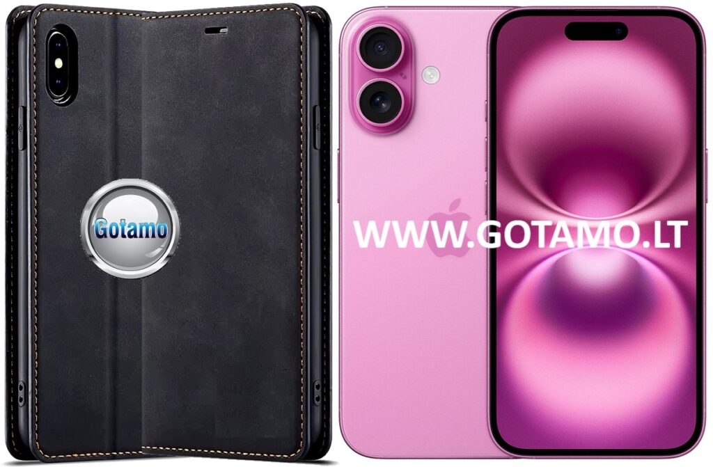 Galant magnetinis deklas Apple iPhone 16 juodos