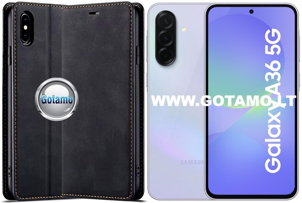 Galant magnetinis dėklas Samsung Galaxy A36 juodos spalvos