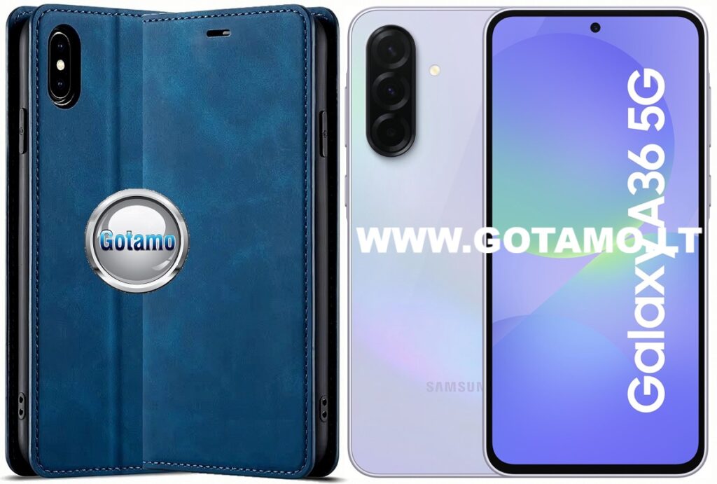 Galant magnetinis dėklas Samsung Galaxy A36 mėlynos spalvos