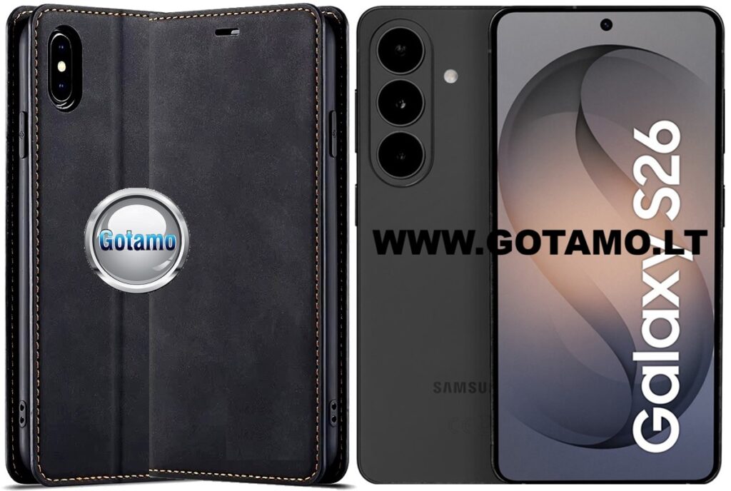 Galant magnetinis dėklas Samsung Galaxy S26 juodos spalvos