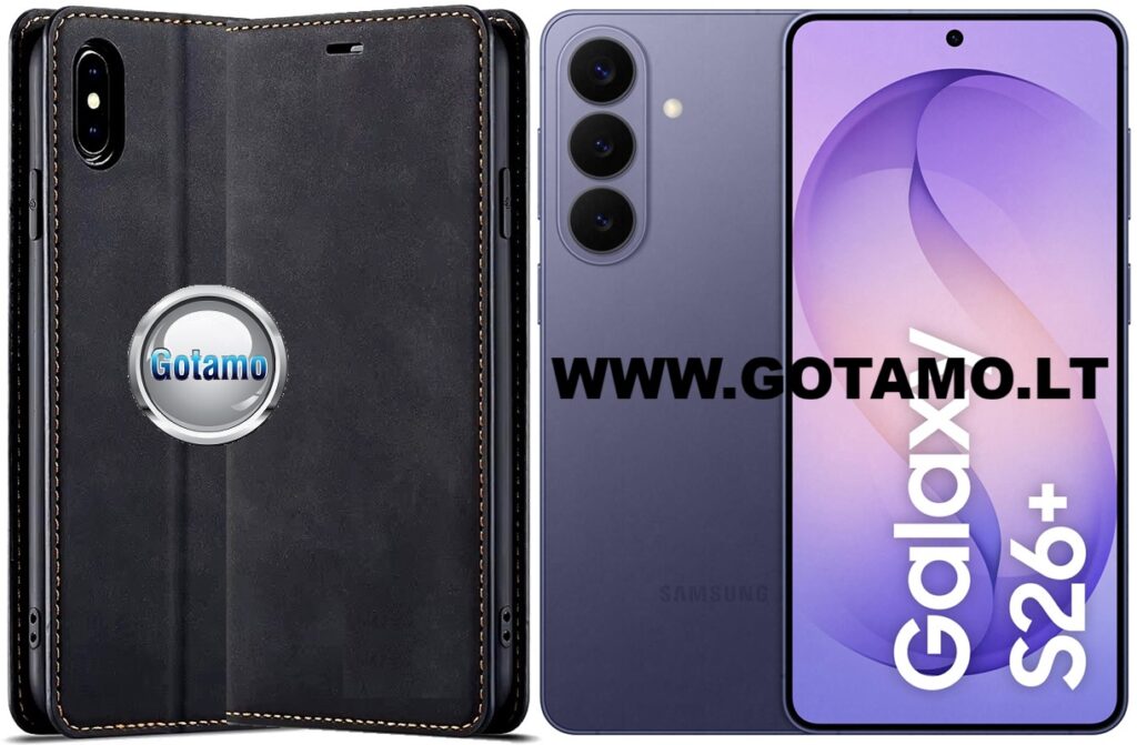 Galant magnetinis dėklas Samsung Galaxy S26 Plus juodos spalvos