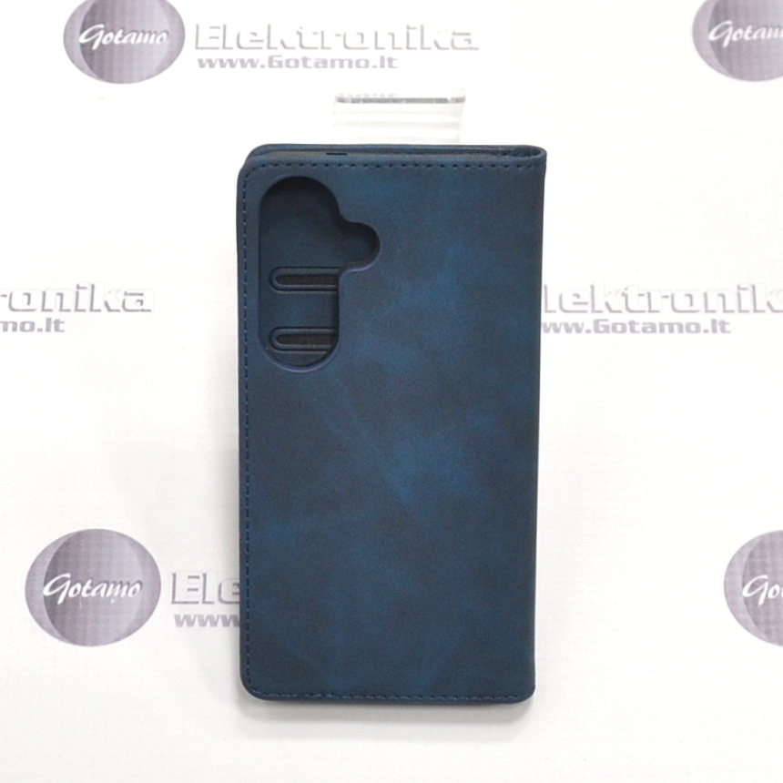 Galant magnetinis dėklas knygelė Samsung Galaxy S26 – tamsiai mėlynos spalvos 3 Galant magnetinis dėklas Samsung Galaxy S26 – nuotrauka 3