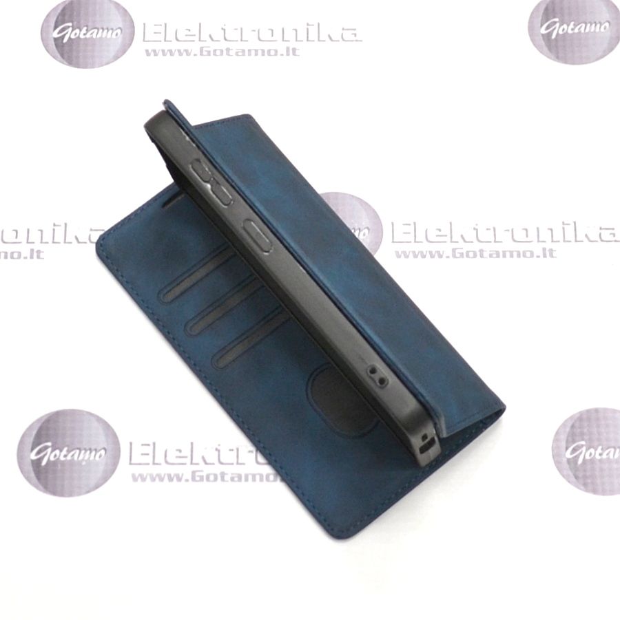 Galant magnetinis dėklas knygelė Samsung Galaxy S26 – tamsiai mėlynos spalvos 5 Galant magnetinis dėklas Samsung Galaxy S26 – nuotrauka 5