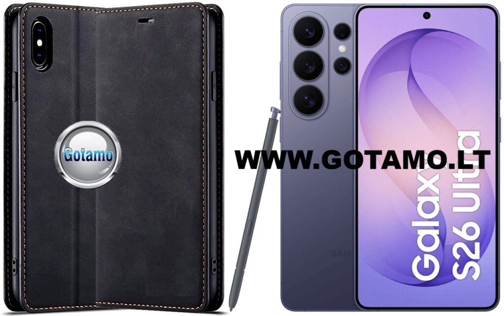 Galant magnetinis dėklas Samsung Galaxy S26 Ultra juodos spalvos