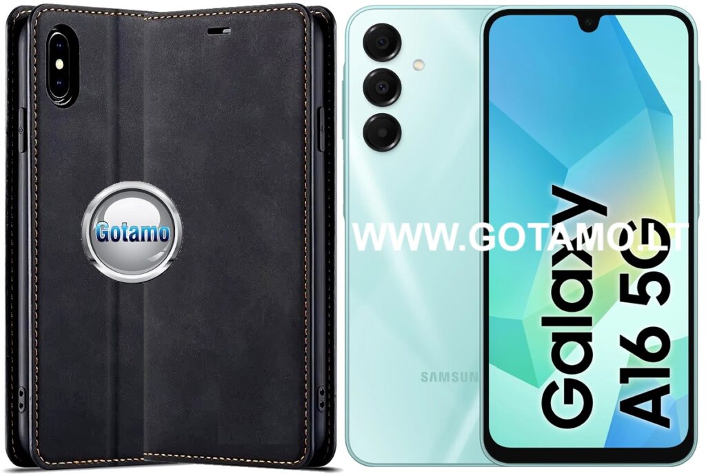 Galant magnetinis dėklas Samsung Galaxy A16 5G juodos spalvos