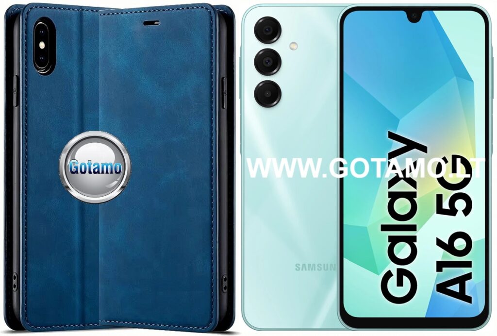 Galant magnetinis dėklas Samsung Galaxy A16 5G mėlynos spalvos