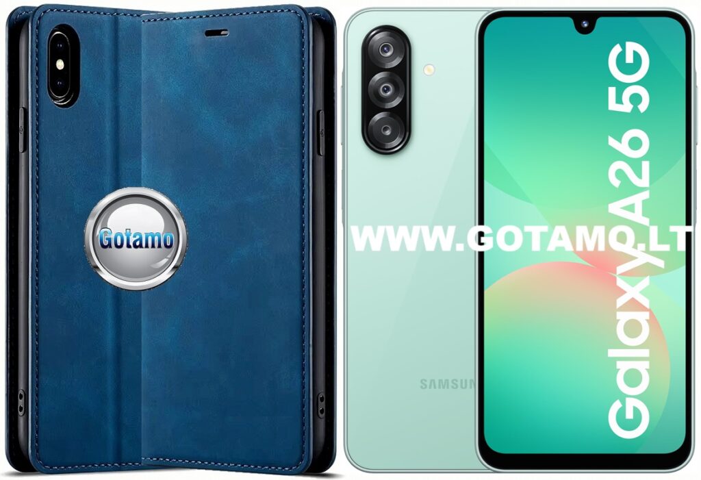 Galant magnetinis dėklas Samsung Galaxy A26 mėlynos spalvos