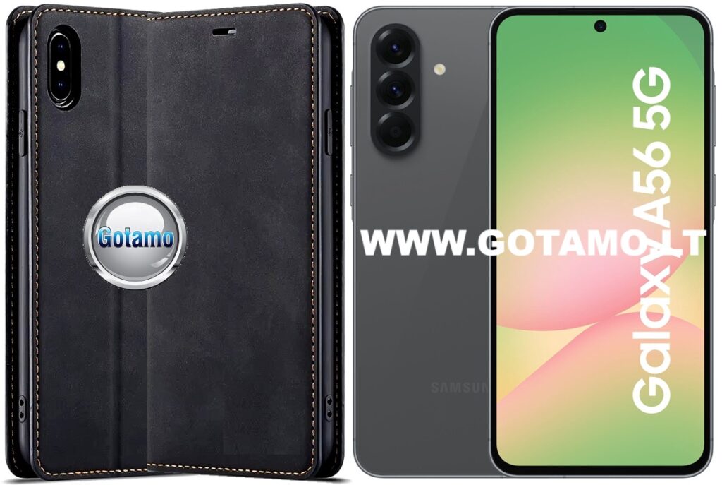 Galant magnetinis dėklas Samsung Galaxy A56 juodos spalvos