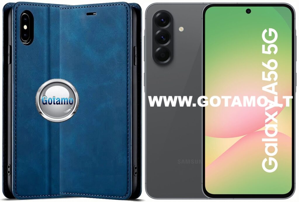 Galant magnetinis dėklas Samsung Galaxy A56 mėlynos spalvos