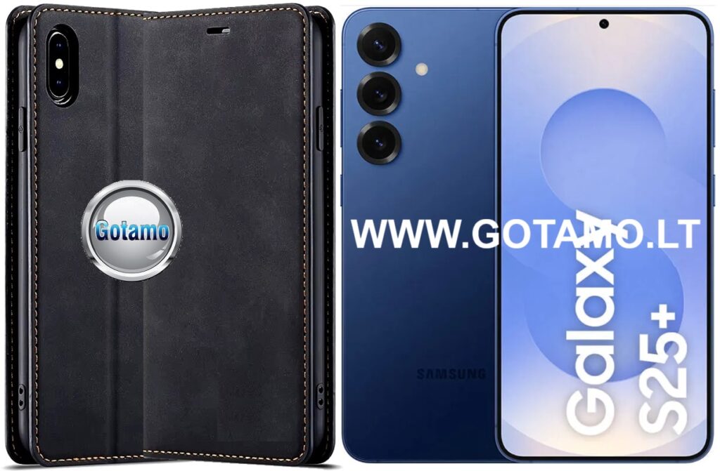 Galant magnetinis dėklas Samsung Galaxy S25 Plus juodos spalvos