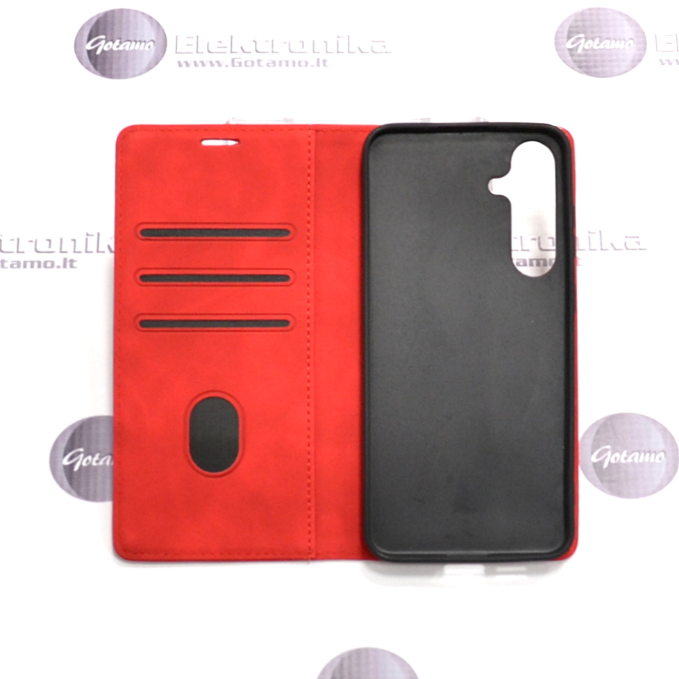 Galant magnetinis dėklas Samsung Galaxy S25 Plus telefonui raudonos spalvos 4 Galant magnetinis dėklas Samsung Galaxy S25 Plus – nuotrauka 4