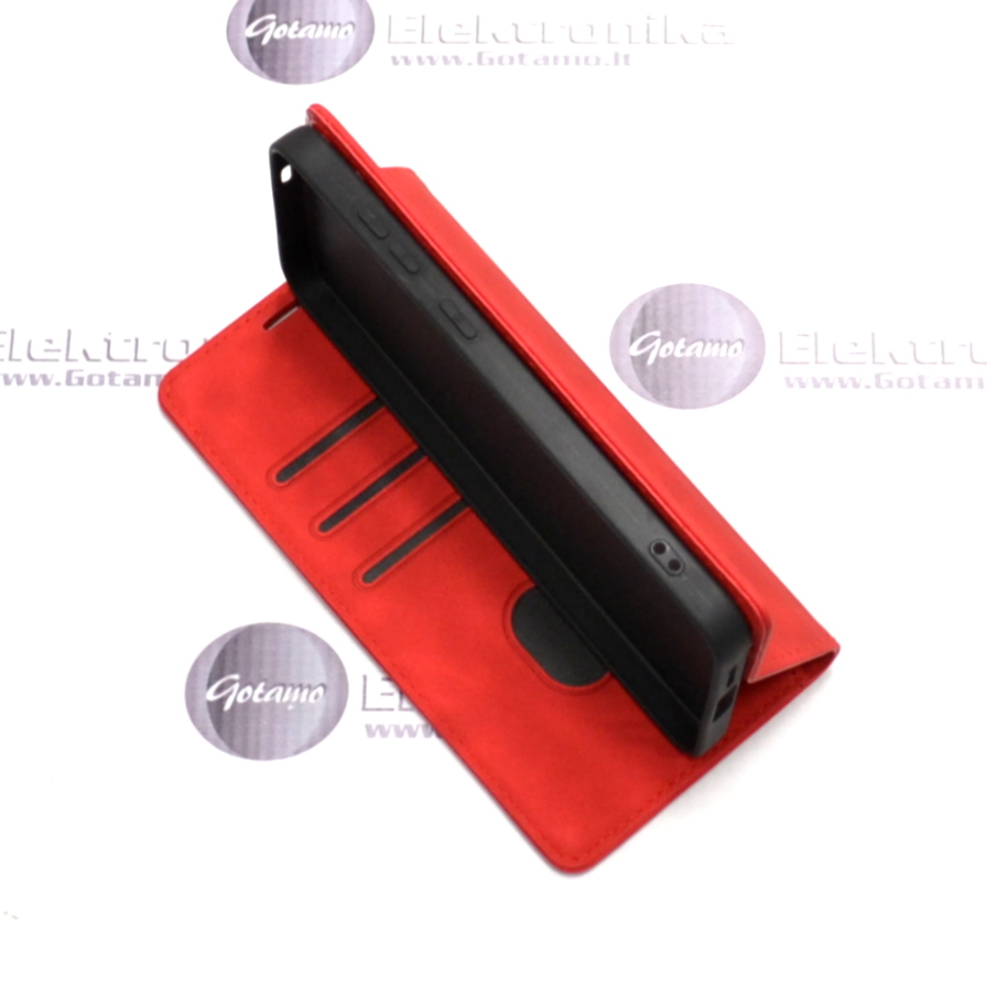Galant magnetinis dėklas Samsung Galaxy S25 Plus telefonui raudonos spalvos 5 Galant magnetinis dėklas Samsung Galaxy S25 Plus – nuotrauka 5