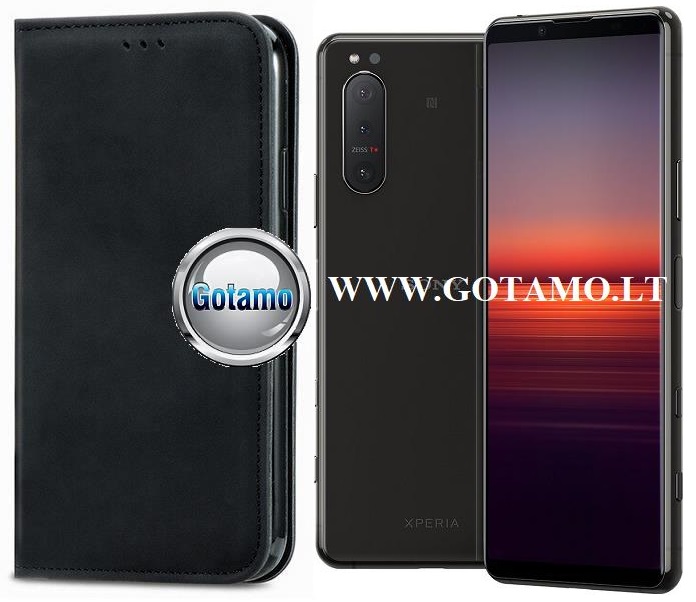 Galant magnetinis dėklas Sony Xperia 5 II juodos spalvos